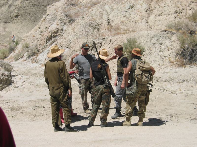 Directing in Mojave Desert