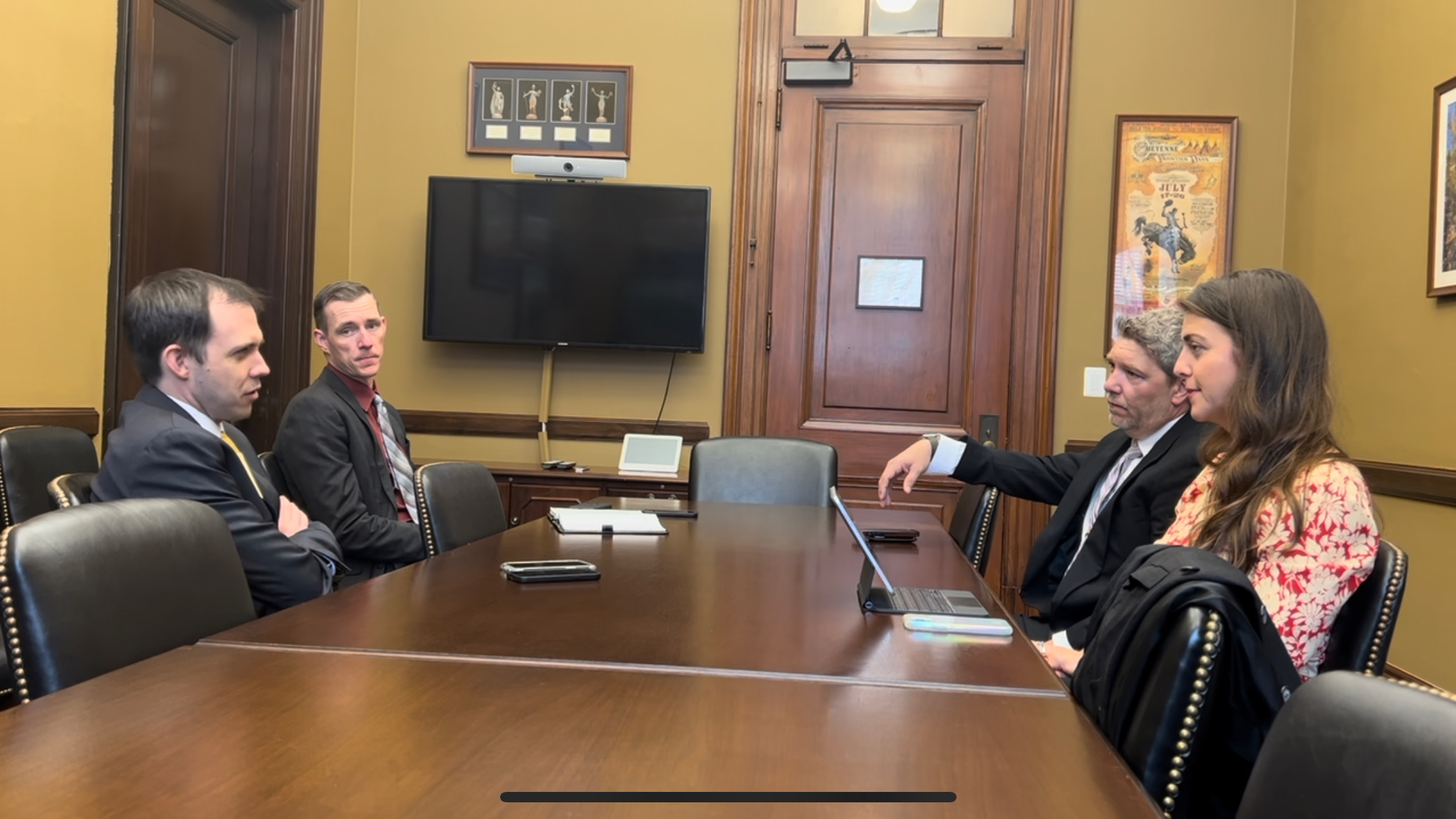 Meeting with Senator Lummis staffers